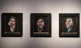 Three Studies for a Portrait of George Dyer is on display as Christie’s in London before auction in New York